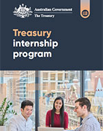 Thumbnail: Treasury Internship program postcard